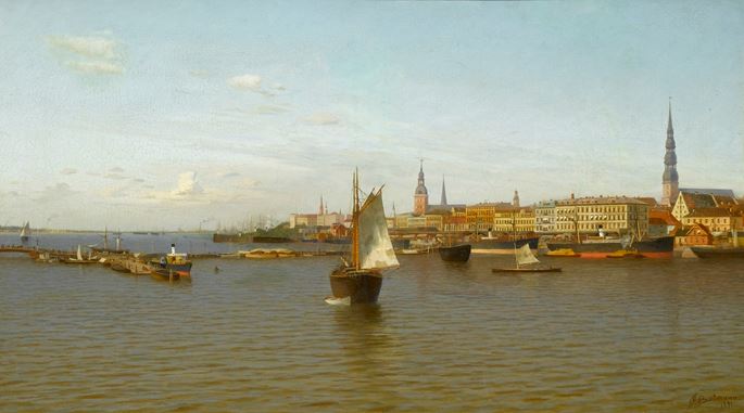 Ulrihs Boitmanis - View of Riga | MasterArt